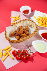 Fresh and tasty snacks for company
