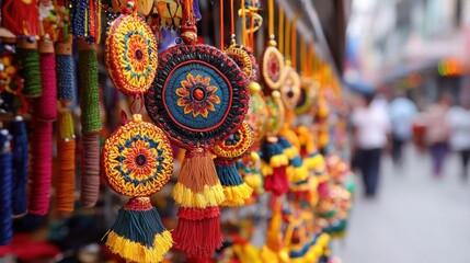 Fototapeta premium Colorful Handmade Crafts from Artisan Market