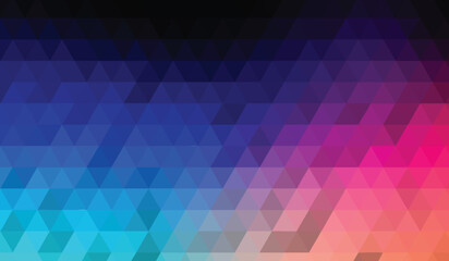 Obraz premium Dark blue purple gradient style low polygonal shape abstract origami background for your business use