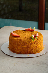 Delicious and fresh desserts for tea