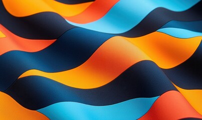 Vibrant textile patterns a fusion of colorful branding elements in fabric design