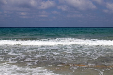 The Mediterranean coast in northern Israel