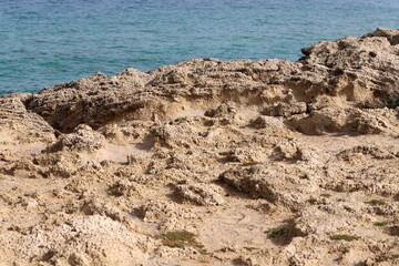 The Mediterranean coast in northern Israel