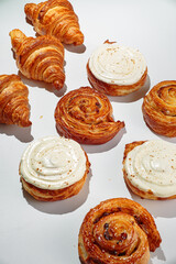 Delicious and fresh desserts for tea