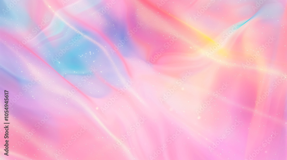 Poster abstract pink pastel holographic blurred grainy gradient background texture. features colorful digit