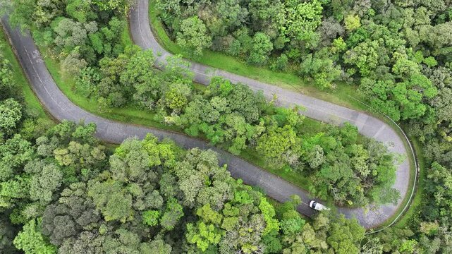 Graciosa Road At Curitiba Parana Brazil. Powerful Landscape Of The Vehicles In A Famous Road . Countryside Sky Clouds Rural Field. Landscapes Rural Horizon. Curitiba Parana.