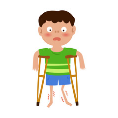 polio injection vaccine for child. poliomyelitis disease concept