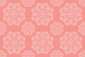 Damask Wallpaper Patterns Ethnic Decoration Korean Traditional Pattern Folk Embroidery, Aztec Ornament Print. Design for Carpet, Wallpaper, Clothing, Wrapping, Fabric