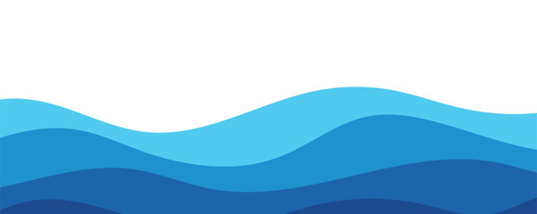 abstract blue wave background