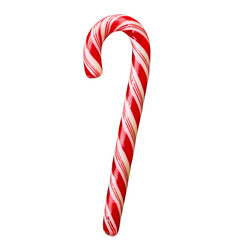 Obraz premium Candy cane, white isolate background transparent background