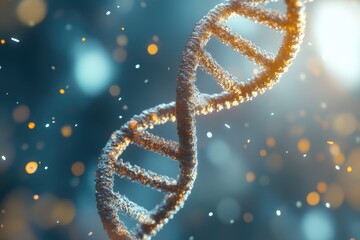 blue helix human DNA structure