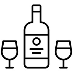 Wein Flasche Winzer Glas