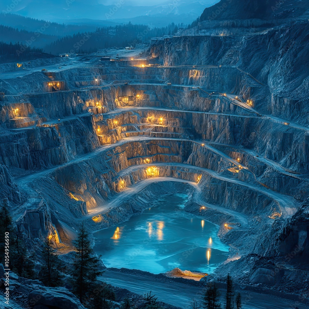 Poster advancements in sustainable mineral extraction exploring green mining technologies for a greener fut