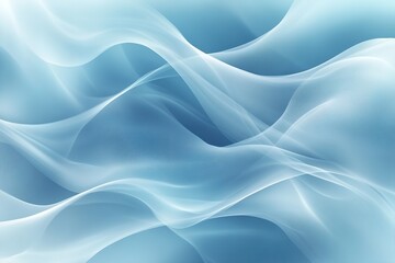 Obraz premium Abstract blue background with white flowing lines.