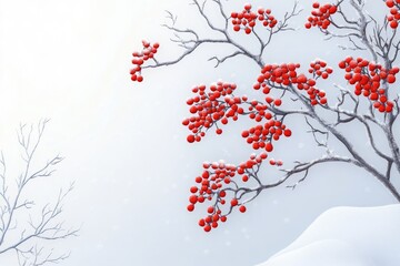  branch of mountain ash