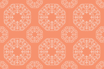 Damask Styles Carpet Ethnic Filipino Patternfolk Embroidery, Aztec Ornament Print. Design for Carpet, Wallpaper, Clothing, Wrapping, Fabric