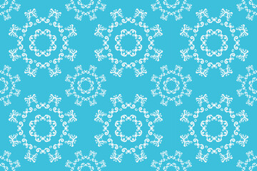 Damask Silk Vintage Ethnic Pattern Sweaterfolk Embroidery, Aztec Ornament Print. Design for Carpet, Wallpaper, Clothing, Wrapping, Fabric