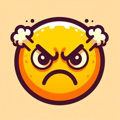 Fototapeta premium angry emoji