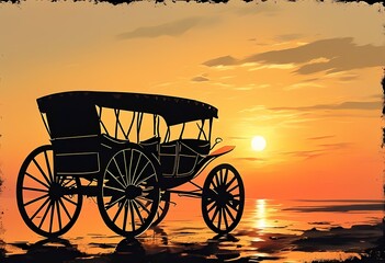 Fototapeta premium wagon wheel