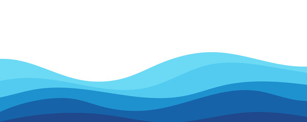 abstract blue wave background