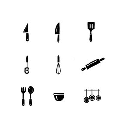 Kitchen icons set