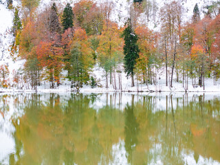 Borcka Karagol Lake National Park Drone Photo, Borcka Artvin, Turkiye (Turkey)