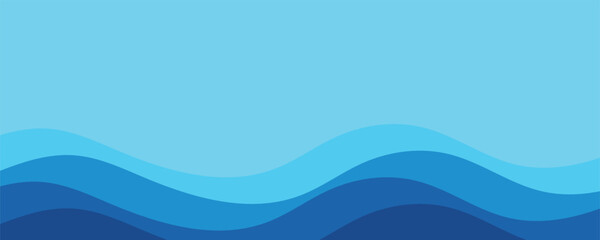 abstract blue wave background