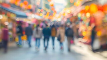 people walking in the city