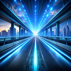 Obraz premium trails on the road