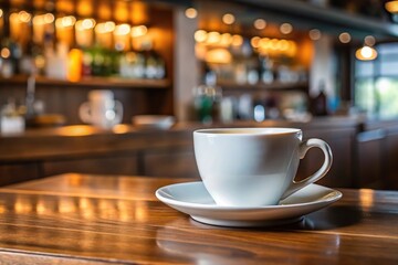 Fototapeta premium white coffee cup mockup