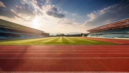 陸上競技場の風景