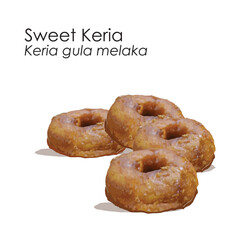 Tradisional Malay Food Kuih Keria