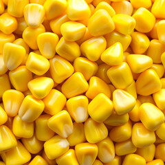 Fototapeta premium a pile of yellow sweet corn factory style candy
