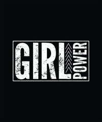 Girl Power Feminism T-shirt Design, Feminist Shirt