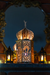 Obraz premium Ramadan Lantern Photo, Uskudar Istanbul, Turkiye (Turkey)