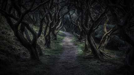 Twisted Path in the Woods