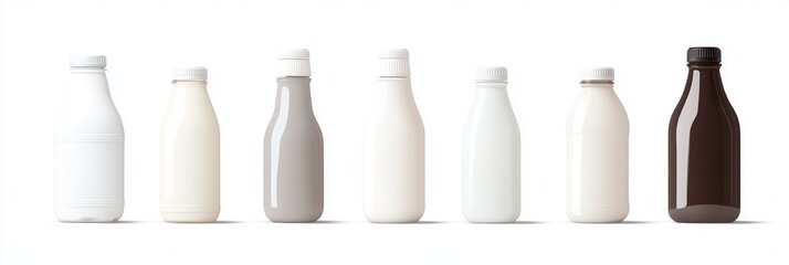 Variety of Drink Bottles Mockup
