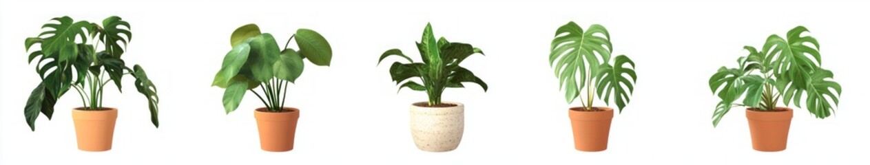 Fototapeta premium Stunning Indoor Plants in Pots