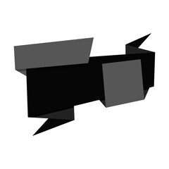 Colorful abstract sale banner. colorful origami sale banner