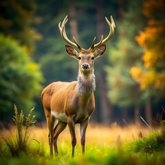 beautiful deer isolated