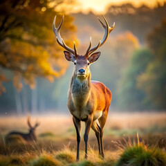 beautiful deer isolated
