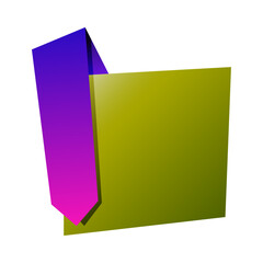 Colorful abstract sale banner. colorful origami sale banner