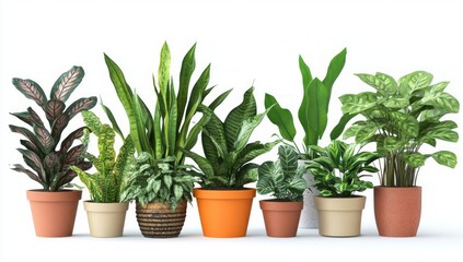Obraz premium Stunning Indoor Plant Collection