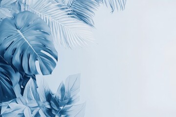 Monochromatic Tropical Leaf Design