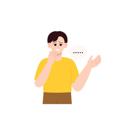 Stroke Symptoms Illustration Speech Difficulties