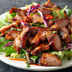 BBQ pork salad