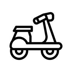 vespa outline style