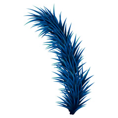 Obraz premium Christmas branch illustration on white