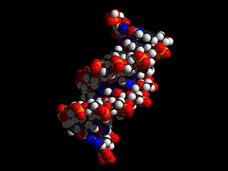 3d render of DNA