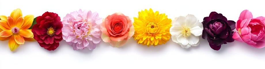 Fototapeta premium A Colorful Bouquet of Flowers